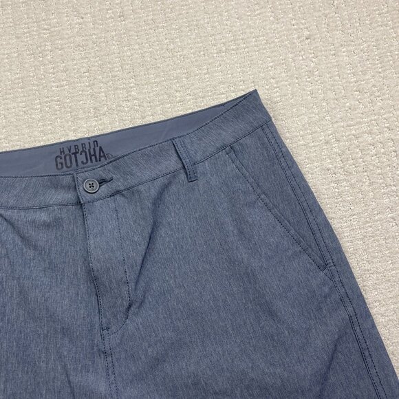 Gotcha Hybrid Shorts Mens Size 38 Blue Fishing Board shorts Beach Summer Surf - Picture 3 of 13